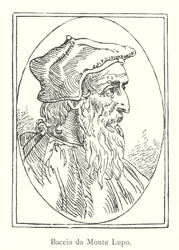 Baccio de Monte Lupo (gravura) de Italian School