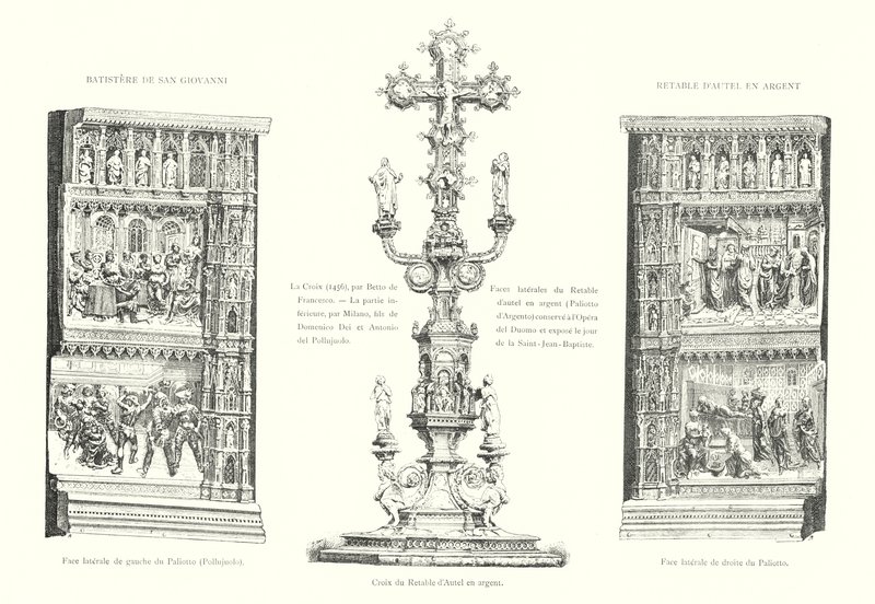 Batistere di San Giovanni, Altarpiece in Silver (gravura) de Italian School