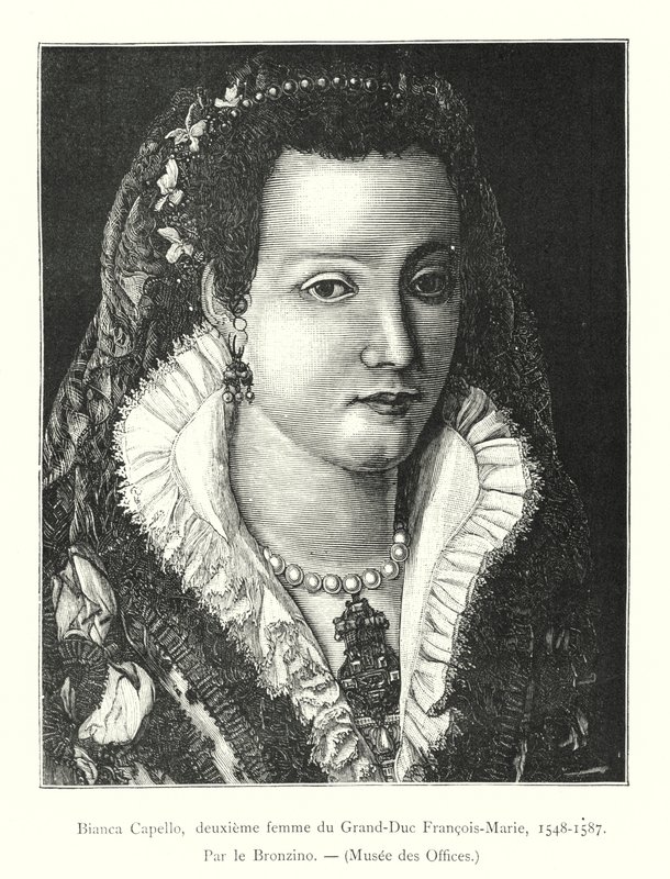 Bianca Capello, segunda esposa do Grão-Duque François-Marie de Italian School
