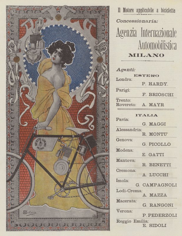 Patente Carcano (litografia a cores) de Italian School