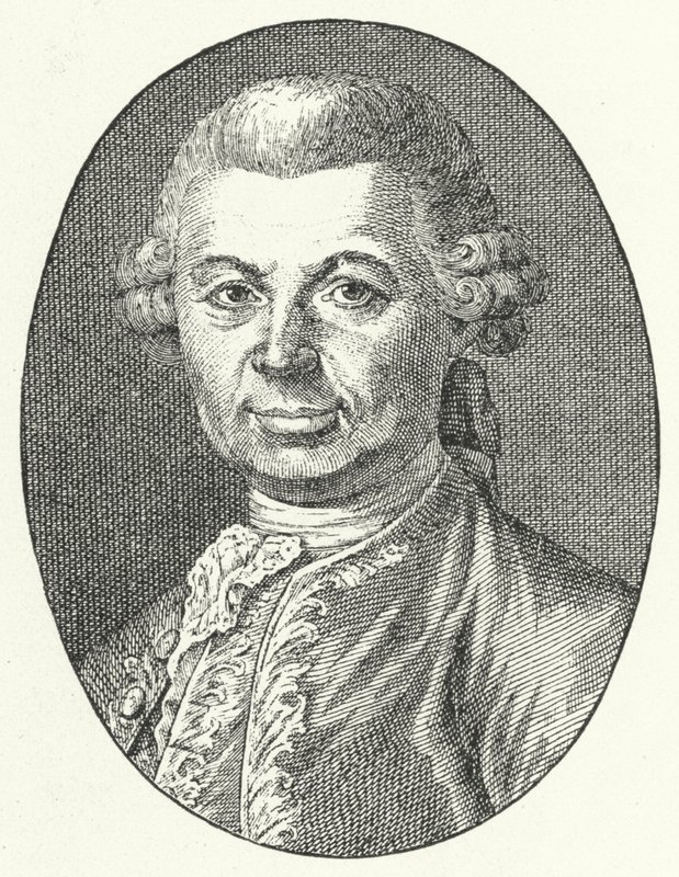 Carlo Gozzi, dramaturgo italiano (gravura) de Italian School