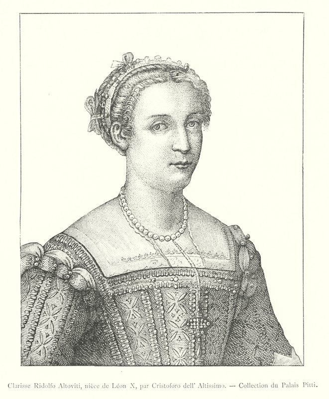 Clarisse Ridolfo Altoviti, sobrinha de Leon X, par Cristoforo dell
