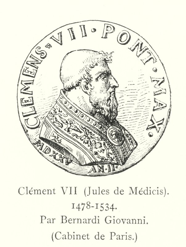 Clemente VII, Julius de Medici de Italian School