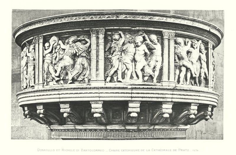 Donatello e Michele di Bartolommeo, Chaire exterieure de la Cathedrale de Prato de Italian School
