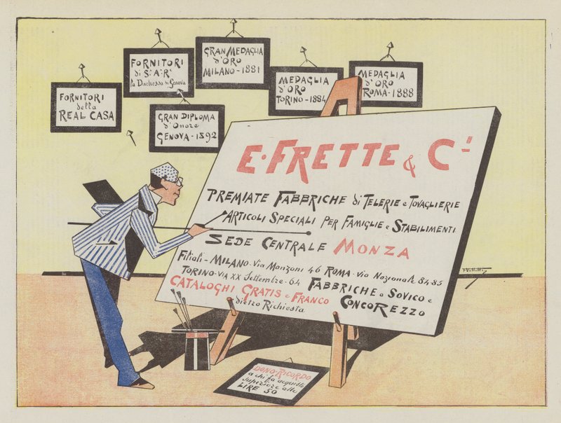 E Frette & C (cor litho) de Italian School
