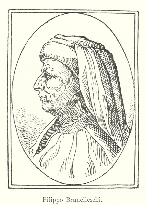 Filippo Brunelleschi (gravura) de Italian School