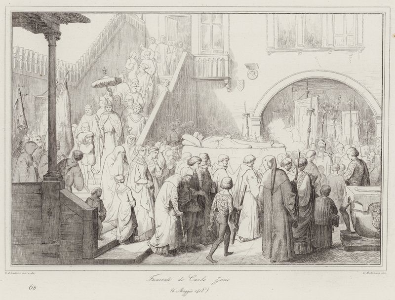 Funeral de Carlo Zeno de Italian School