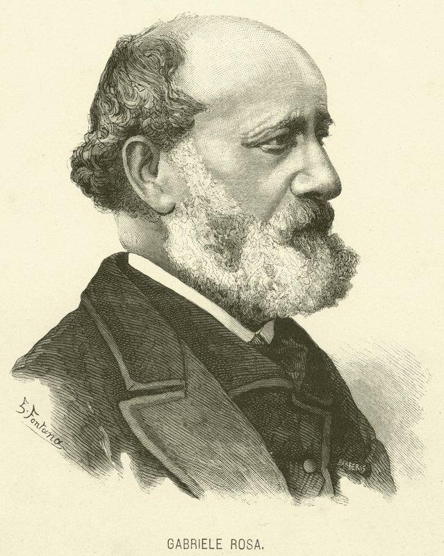 Gabriele Rosa (gravura) de Italian School