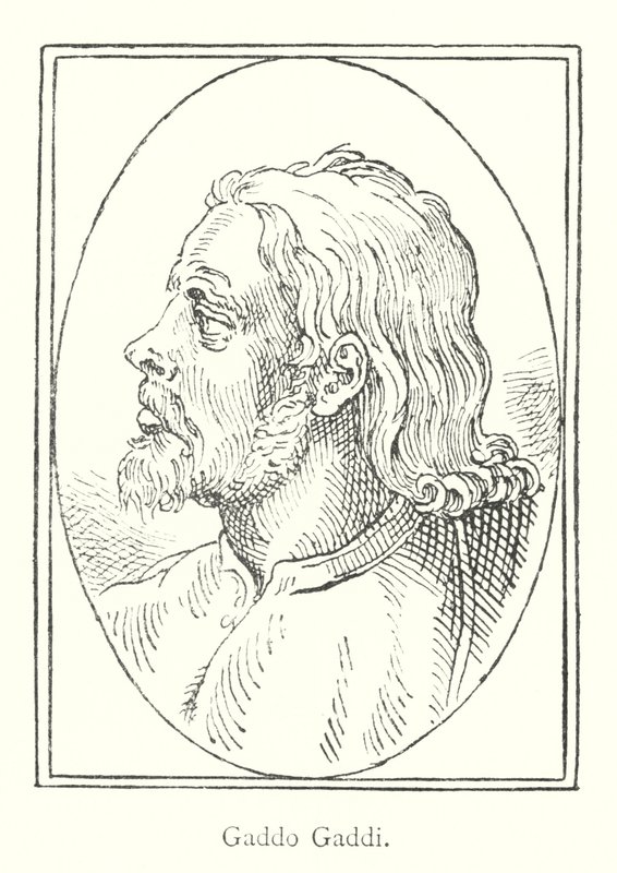 Gaddo Gaddi (gravura) de Italian School