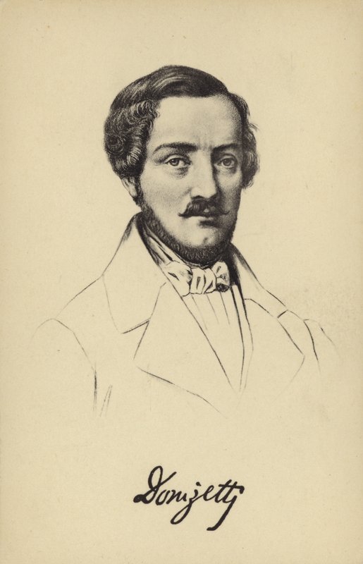Gaetano Donizetti, compositor italiano (1797-1848) de Italian School