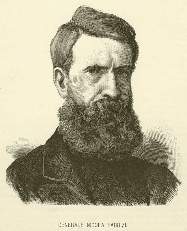 General Nicola Fabrizi (gravura) de Italian School