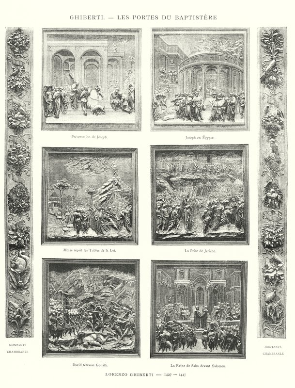 Ghiberti, As Portas do Baptistério, Lorenzo Ghiberti de Italian School