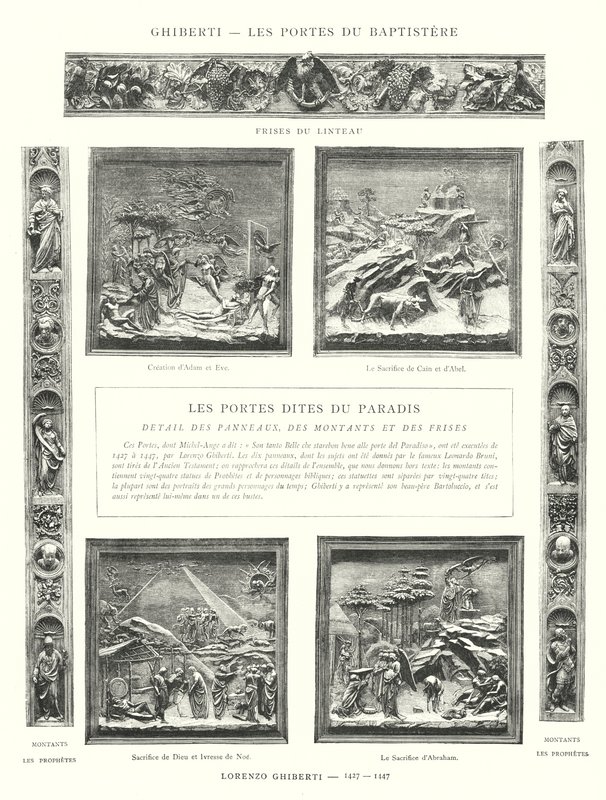 Ghiberti, As Portas do Baptistério, Lorenzo Ghiberti de Italian School