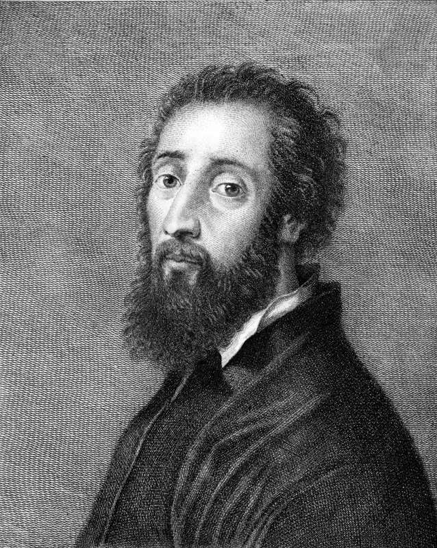 Giulio Romano, pintor e arquitecto italiano (gravura) de Italian School