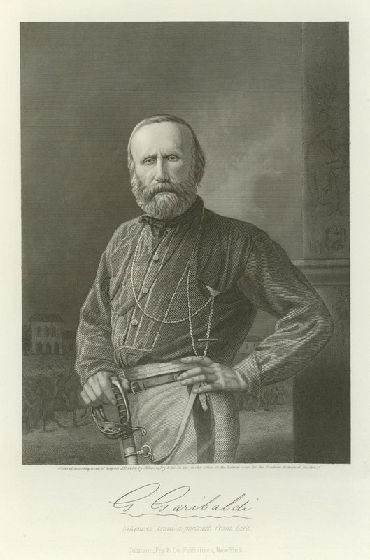 Guiseppe Garibaldi de Italian School