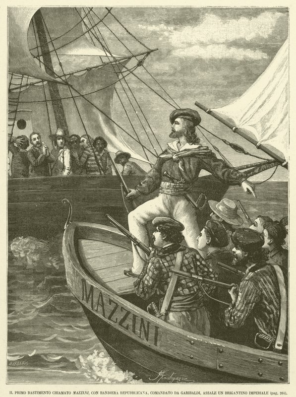O Primeiro Bastião Chamado Mazzini, Com Bandeira Republicana, Comandado por Garibaldi, Ataca um Brigadeiro Imperial (gravação) de Italian School