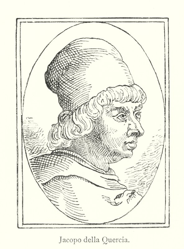 Jacopo della Quercia (gravura) de Italian School