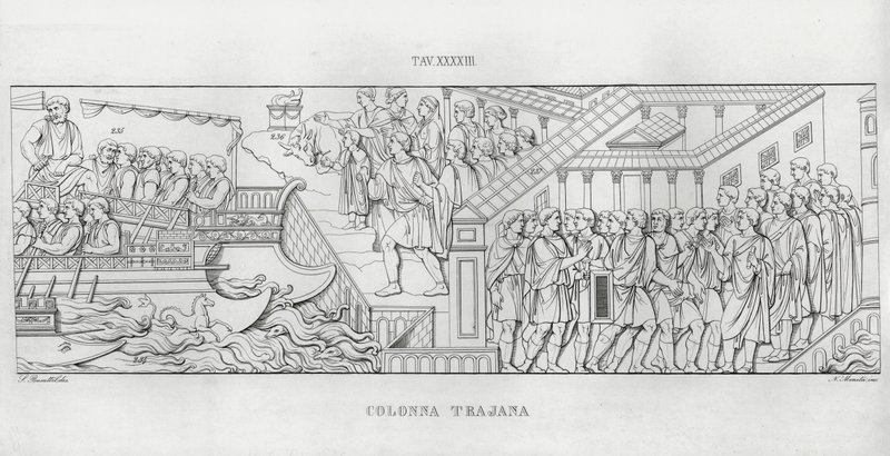 La Colonna Trajana, Trajan