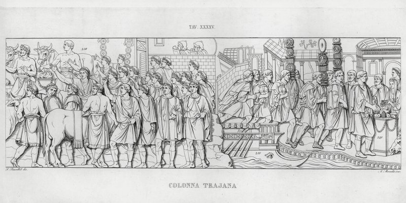 La Colonna Trajana, Trajan
