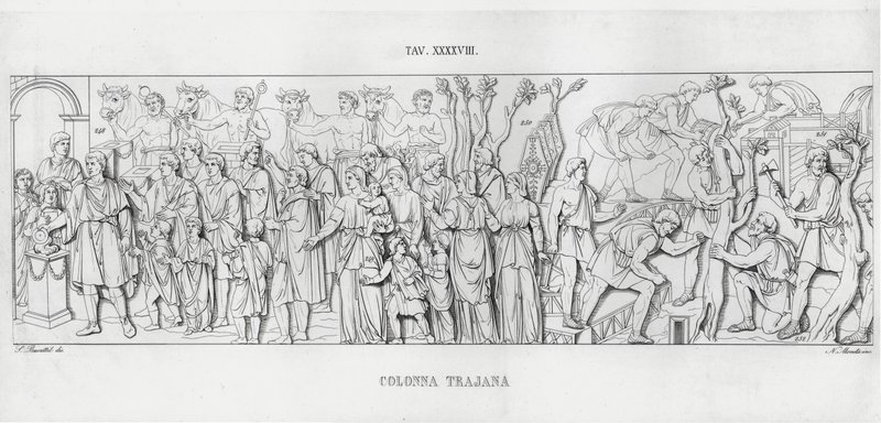 La Colonna Trajana, Trajan