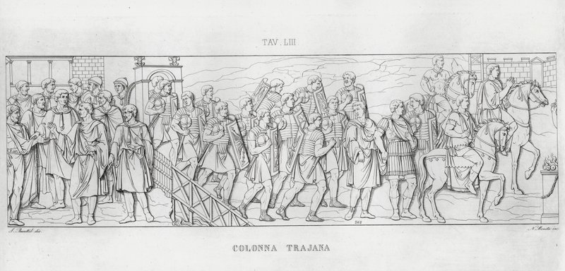 La Colonna Trajana, Coluna de Trajano de Italian School