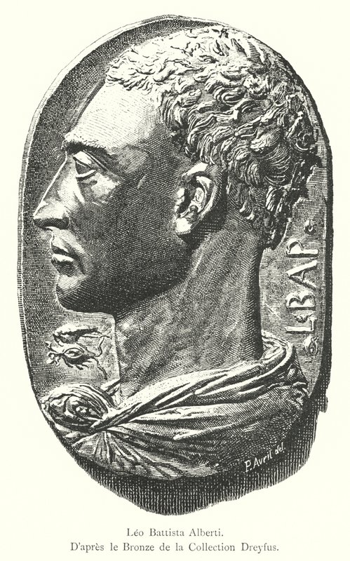 Leo Battista Alberti, Do Bronze da Coleção Dreyfus (gravura) de Italian School