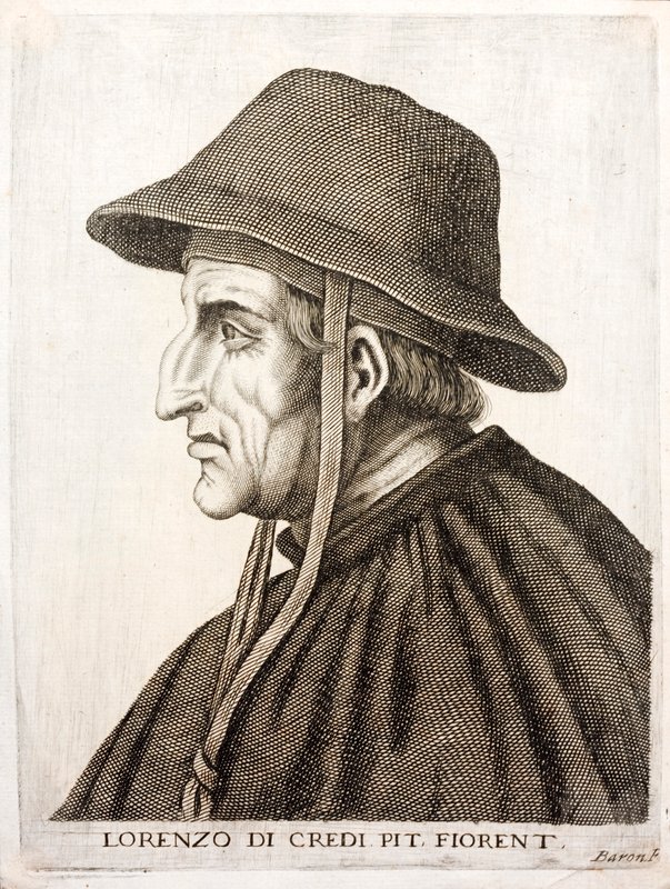 Lorenzo di Credi, pintor italiano renascentista (gravura) de Italian School