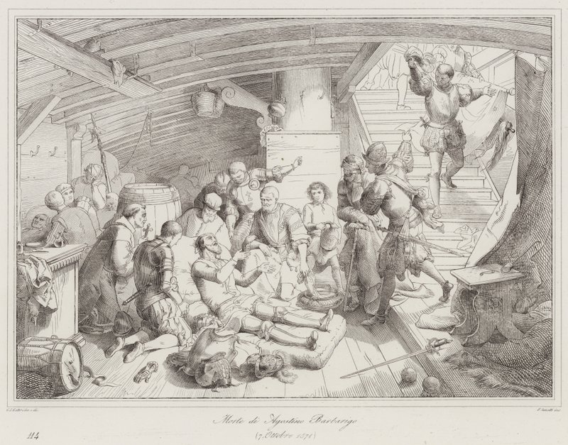 Morte de Agostino Barbarigo de Italian School