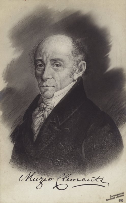 Murzo Clementi, compositor italiano, pianista, maestro, editor de música e fabricante de piano (1752-1832) de Italian School