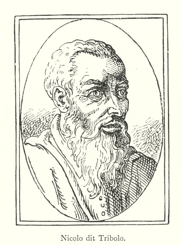Nicolo dit Tribolo (gravura) de Italian School