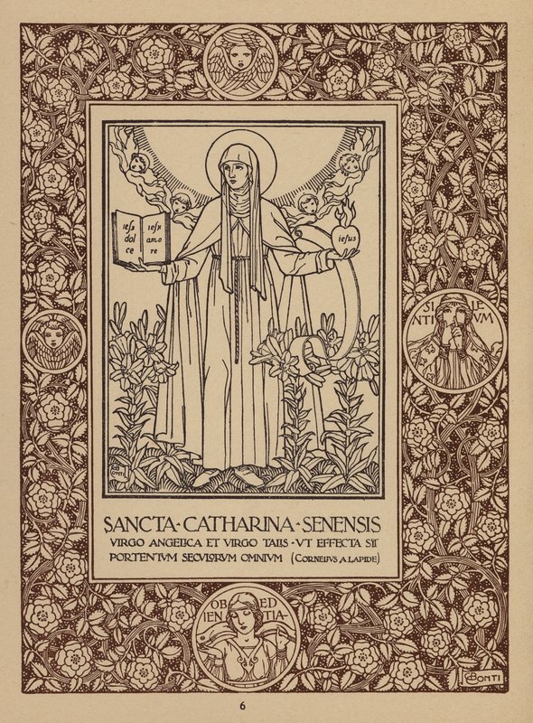 Página da brochura do San Domenico Palace Hotel, Taormina (litografia) de Italian School