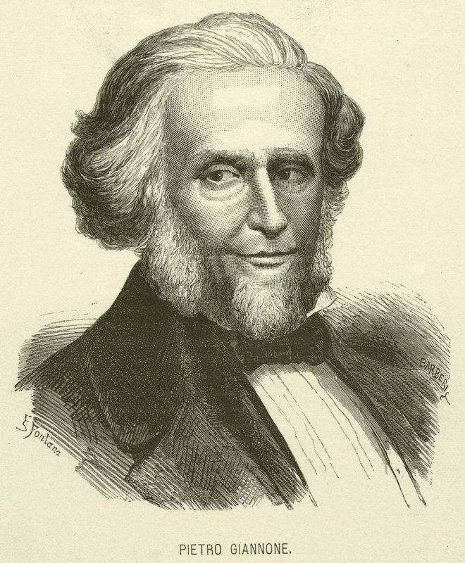 Pietro Giannone (gravura) de Italian School