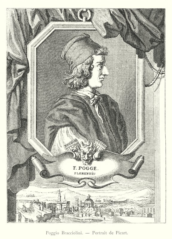 Poggio Bracciolini, Portrait de Picart (gravura) de Italian School