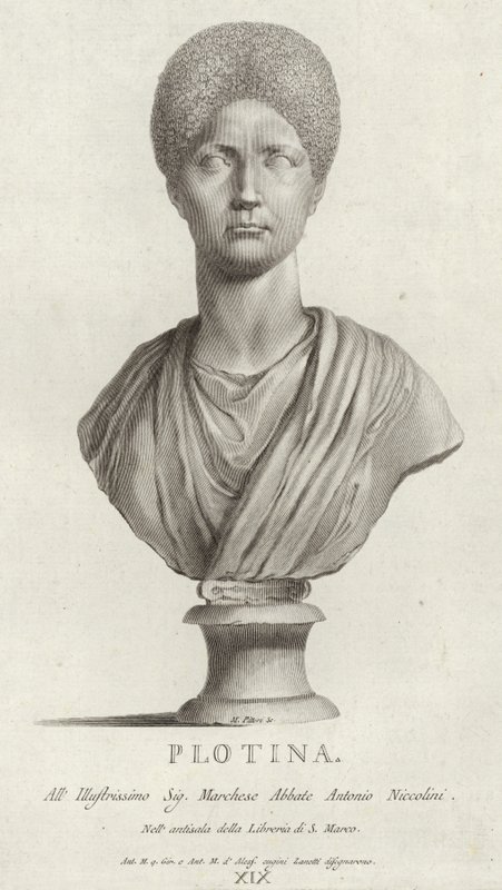 Retrato, de, pompeia, plotina de Italian School