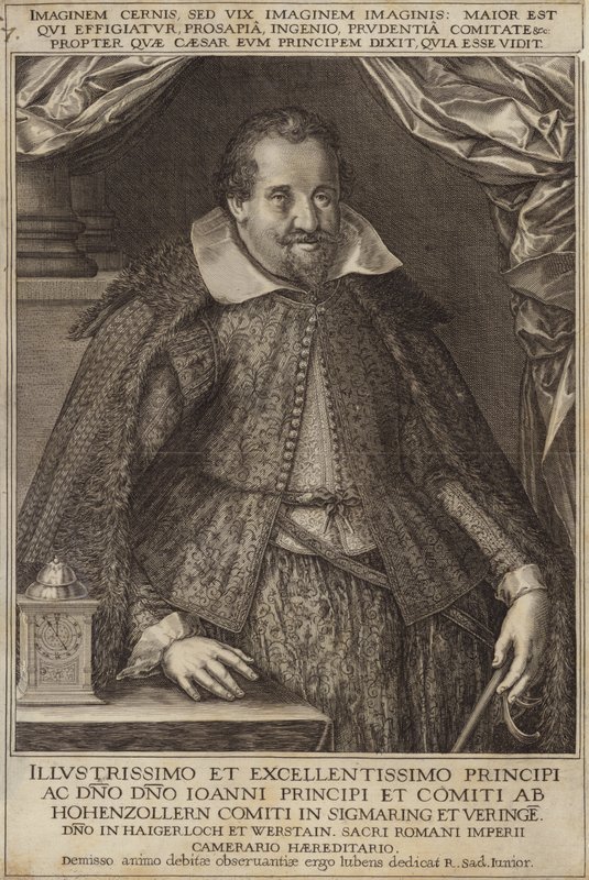 Retrato do príncipe João de Hohenzollern-Sigmaringen de Italian School