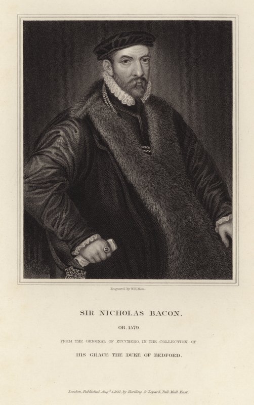 Retrato de Sir Nicholas Bacon de Italian School