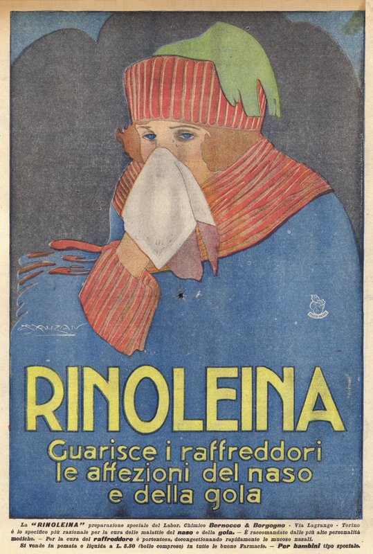 Rinolein (litografia a cores) de Italian School