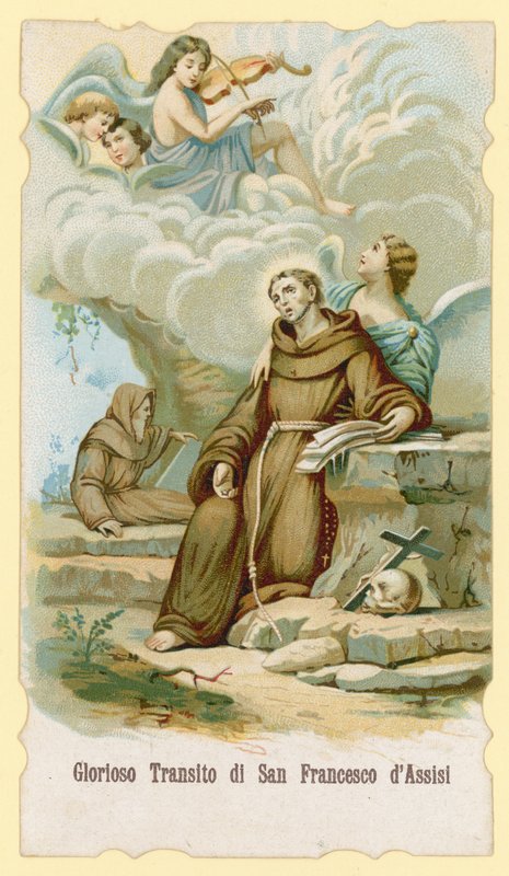 O êxtase de São Francisco de Assis de Italian School