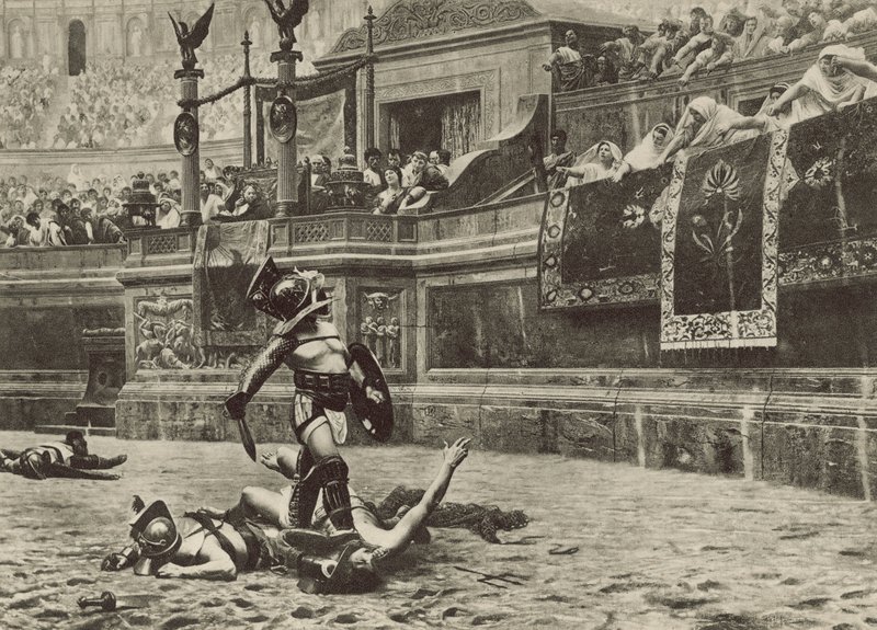 O polegar invertido (litho) de Italian School