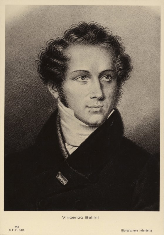 Vincenzo Bellini, compositor de ópera italiana (1801-1835) de Italian School
