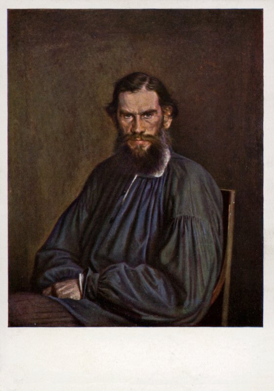 Leo Tolstoy, romancista russo, escritor de contos e dramaturgo de Ivan Nikolaevich Kramskoy