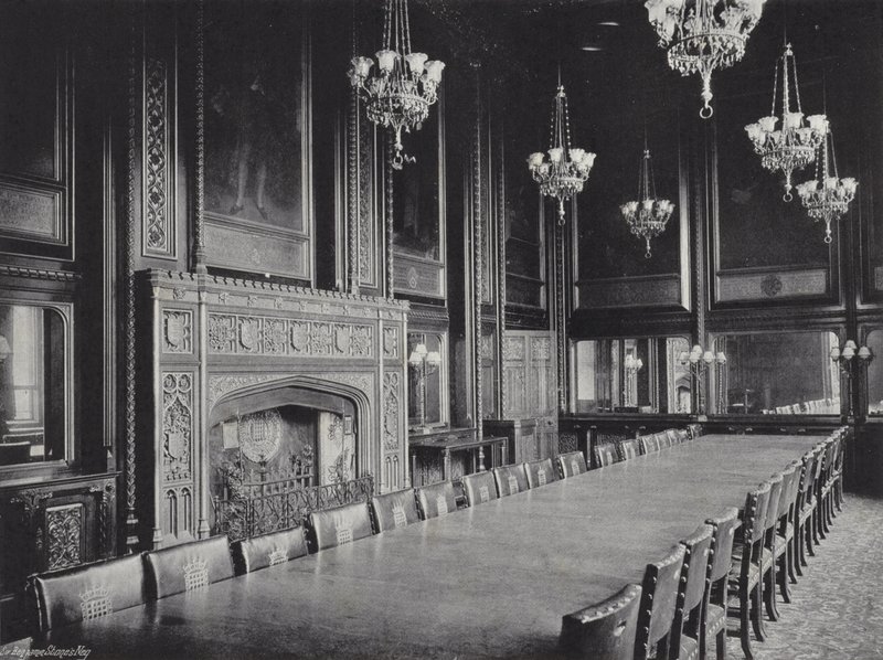 Sala de jantar dos alto-falantes de J. Benjamin Stone