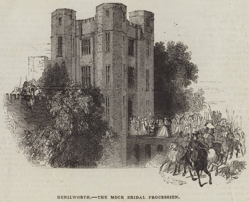 Kenilworth, a procissão nupcial da zombaria de J. Jackson
