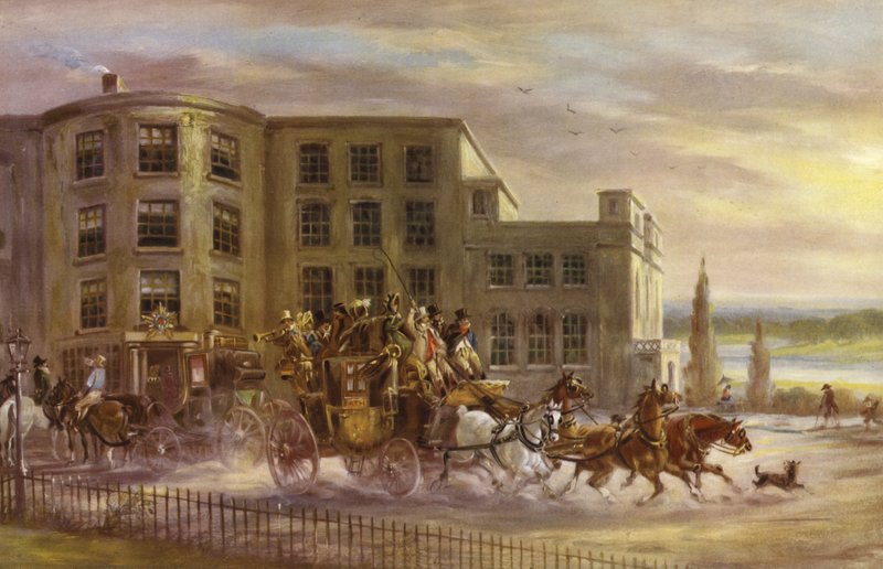 A velha estrela e a Jarreteira, Richmond Hill de J.C. Maggs