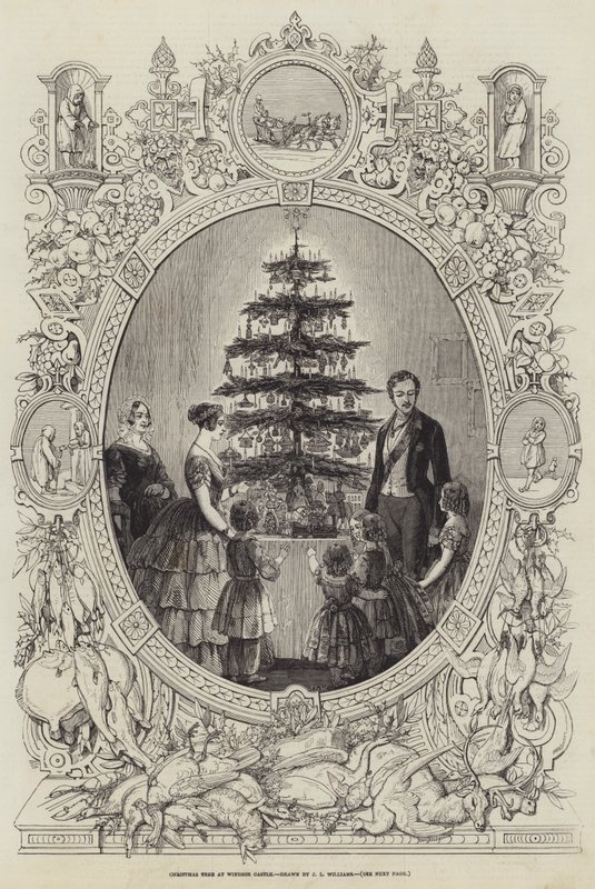 Árvore de Natal no Castelo de Windsor de J.L. Williams