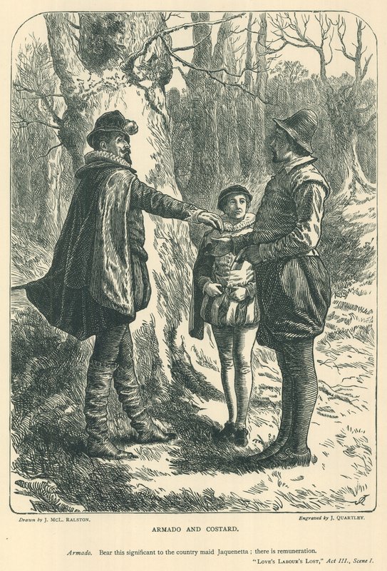 Ilustração para os trabalhos perdidos do amor de J.M.L. Ralston