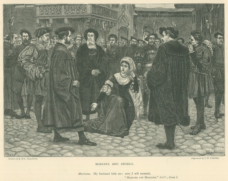 Ilustração para medida por medida de J.M.L. Ralston