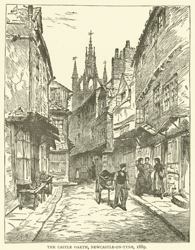 O Castelo Garth, Newcastle-on-Tyne de J.R. Brown