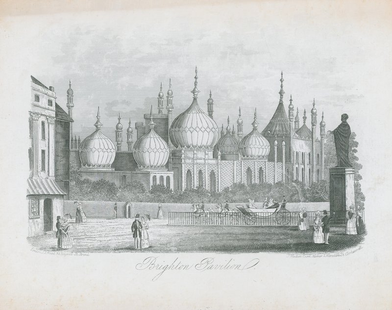Vista geral do pavilhão de Brighton de J.T. Wood