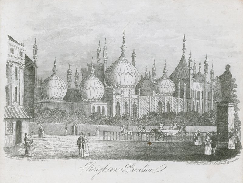 Vista geral do pavilhão de Brighton de J.T. Wood